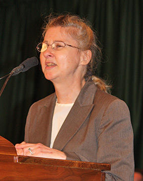 Lou Ann Blake at 2013 national convention