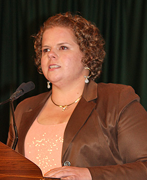 Natalie Shaheen at 2013 national convention