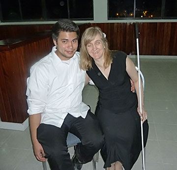 Patti Chang and her son Johnathon