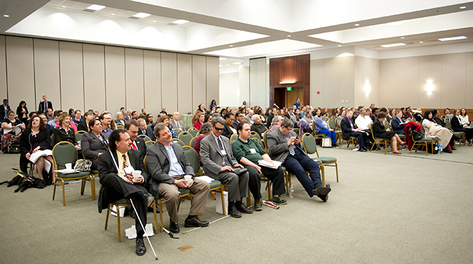 Two hundred people from throughout the United States and Canada attend the 2016 Jacobus tenBroek Disability Law Symposium.