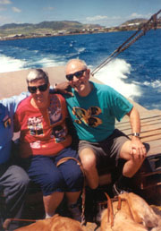Toni and Ed Eames on vacation.