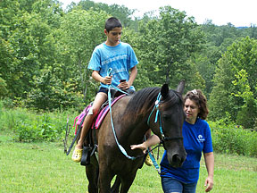 Roman on horseback.