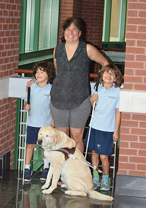 Melissa Riccobono with her daughters Oriana and Elizabeth