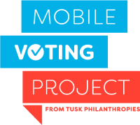 Mobile Voting Project from Tusk Philanthropies logo