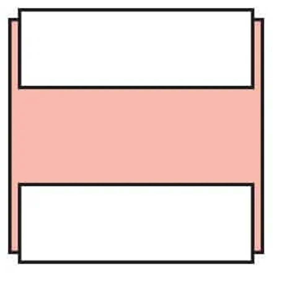 Step one Menger Sponge image example of which way to fold the flaps.