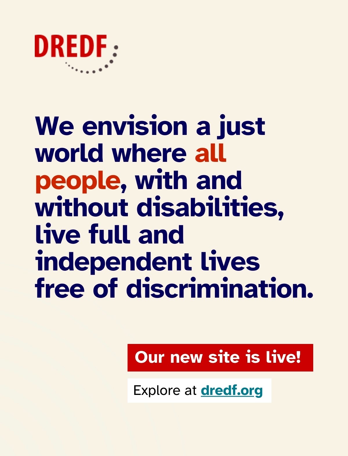 Disability Rights Education and Defense Fund logo