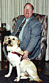 Michael Hingson and his guide dog
