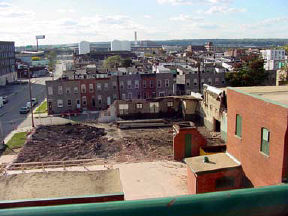 The day before the ground-breaking ceremony this is the way the site looked.