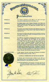 The proclamation signed by Governor Johanns in its entirety.