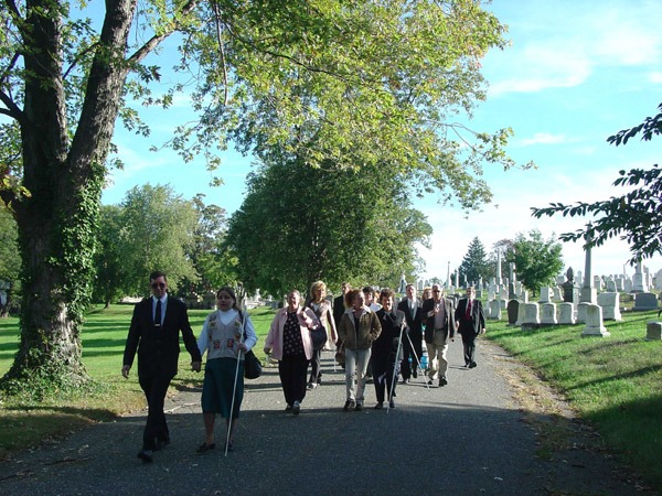 On October 12, 2003, the fifth anniversary of Kenneth Jernigan's death, friends and colleagues gathered for a memorial mass at St. Joseph's church in Baltimore.   Following the service they walked together to the grave site to share a time of remembrance and to eat cornbread, one of Dr. Jernigan's favorite foods.