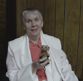 Maryland affiliate President Sharon Maneki holds up the PAC Rat.