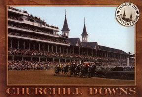 Racing at Churchill Downs