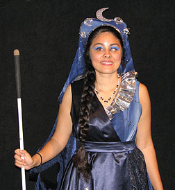 Jessica Bachicha dressed as the Queen of the Night