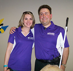 Mary Robinson with BDC driver Marc Riccobono
