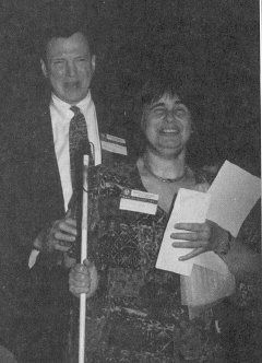 Steve Benson and Dr. Adrienne Asch.