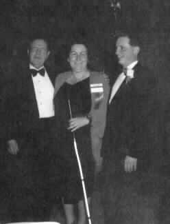 Photo of Deb DeLorey with Dr. Jernigan and President Maurer