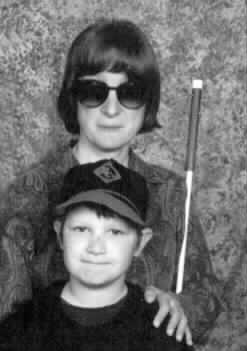Barbara Walker with her son John