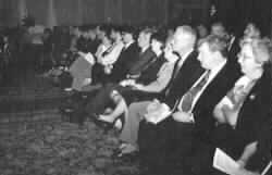 Picture of the rows of federationists in the ballroom.