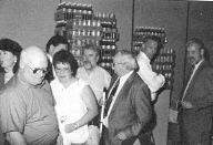 Picture of Federationists at the Coca Cola display.
