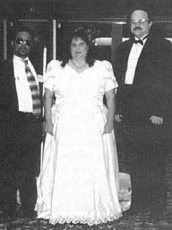 Picture of Newlyweds Ellie and Raymond Bullard.