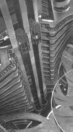 The interior of the Atlanta Marriott Marquis