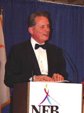 Dr. Maurer giving banquet address