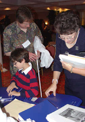 Braille book flea market