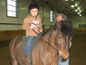 Alyssa Townsend (age 8, IL) discovers the same love of riding that Ana felt during her experiences.