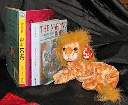 Materials in the Reading Pals kit include a Beanie Baby stuffed animal, a print-Braille storybook, a journal, and lots of good tips about how to encourage an early love of reading Braille.
