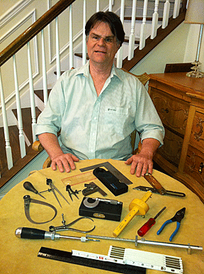 Fred with his tools
