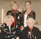 Sarah French with her mother, Melinda French, her grandmother, Addie Griffin, and great-grandmother, Louie Cheek