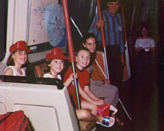 NFB Camp kids on their way touring.