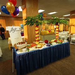 One of the stations where guests could sample Baltimore's most memorable dishes.