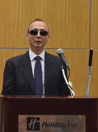 World Blind Union President Fred Schroeder