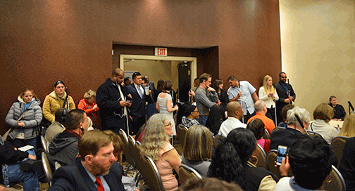 It was standing-room only at the Great Gathering-In this year.