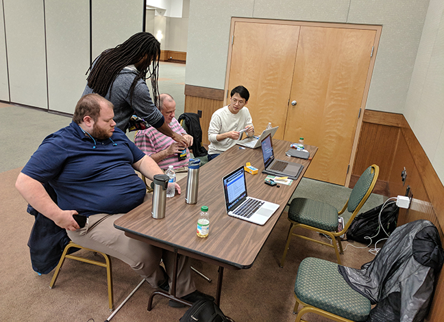 Team A discusses the challenges posed by translating information from Google Maps into text.