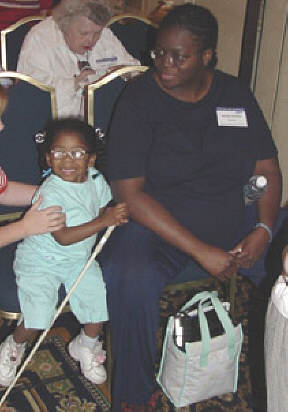 Nalida and Mika at the NFB Convention.