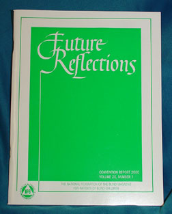 Early green cover of Future Reflections.